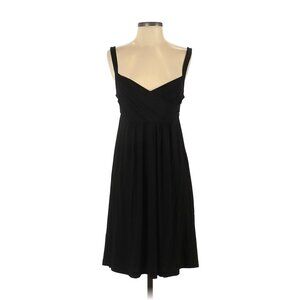 BCBGMaxzaria Black Spagetti Strap Heart Chest Baby Doll Casual Dress Size Small